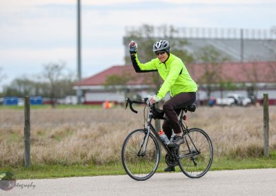 Enjoying outdoor cycling with Bluebonnet Express on a sunny day.