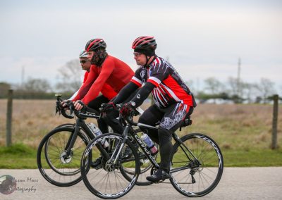 Outdoor cycling with Bluebonnet Express biking group in Texas.
