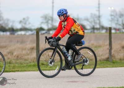 Bike riding outdoors in Texas during spring, featuring the Bluebonnet Express route for scenic cycling.