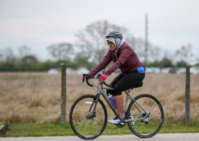 Riders enjoying scenic biking with Bluebonnet Express bike tours in Texas countryside.