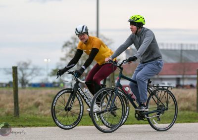 Comfortable city biking with Bluebonnet Express e-bikes for sustainable urban travel.