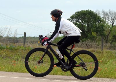 Smooth riding on electric bikes with Bluebonnet Express, perfect for Texas outdoor adventures.