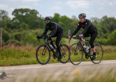 Smooth ride on Bluebonnet Express bike trail during spring race.