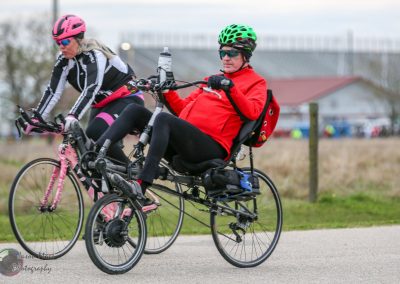 Comfortable adaptive cycling with Bluebonnet Express, featuring inclusive bikes for all riders.