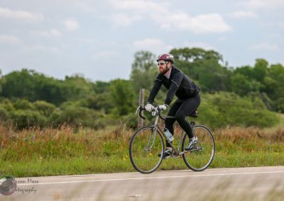 Smooth cycling along scenic Texas countryside with Bluebonnet Express bike service.