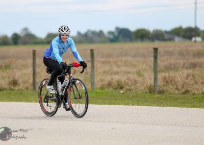 Vegan-friendly road cycling performance on Bluebonnet Express scenic route.