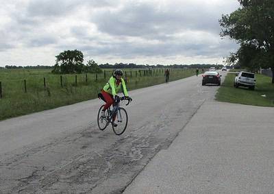 Scenic biking on the Bluebonnet Express route, enjoying Texas countryside and outdoor adventure.
