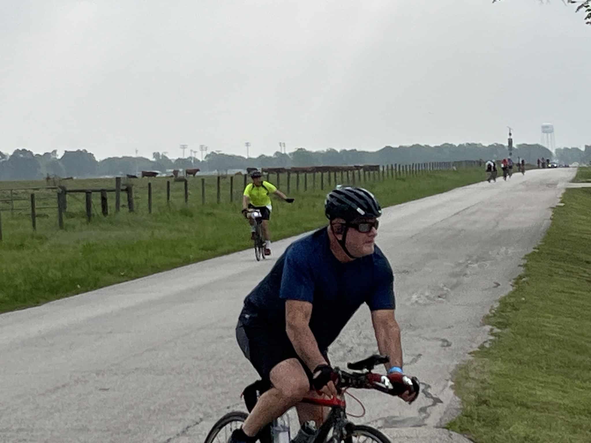 Bike riding on scenic outdoor trail, Bluebonnet Express, Texas, cycling, recreational activity, group ride, nature adventure.