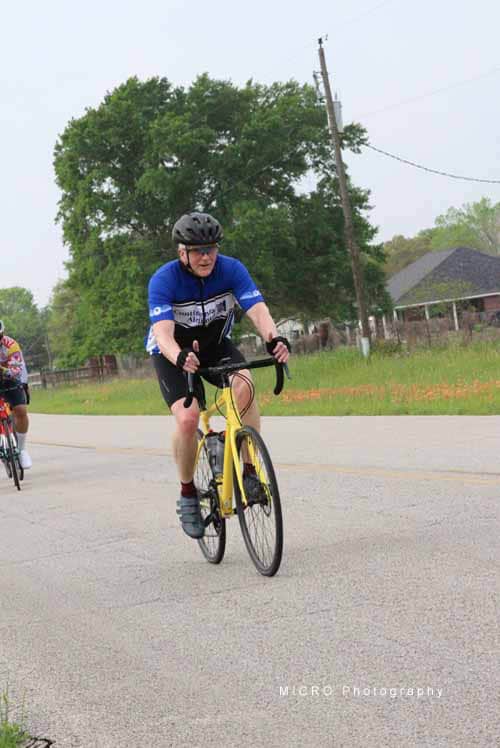 1. Click image for Bluebonnet Express bike ride event featuring cyclists on scenic rural roads.
