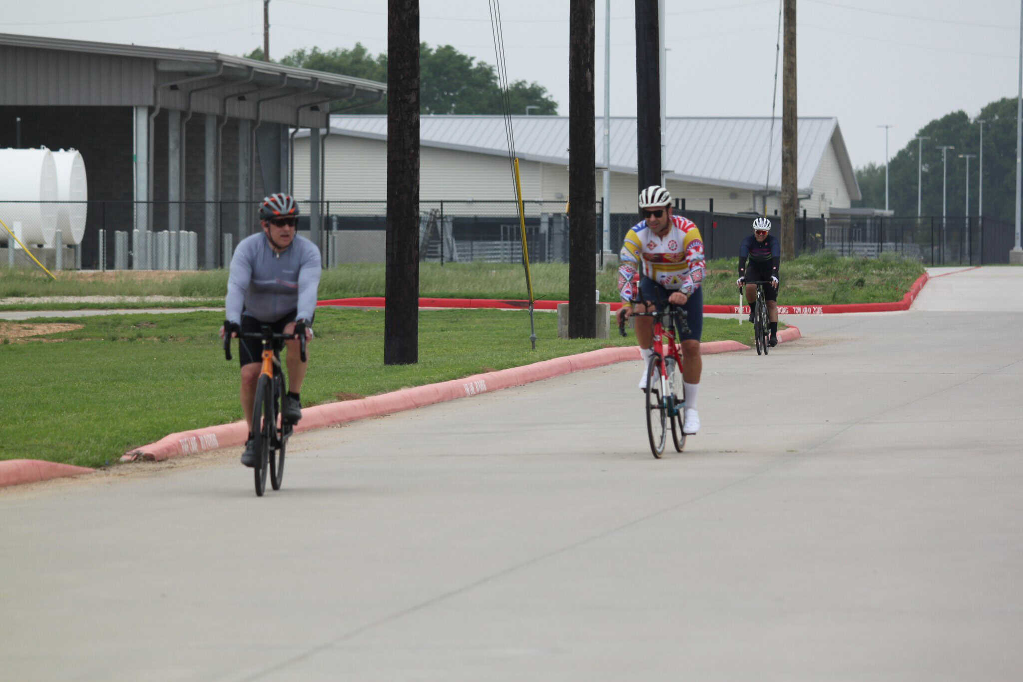Bike ride on Bluebonnet Express trail during daytime.